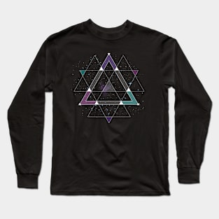 Geometric Space Long Sleeve T-Shirt